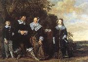 HALS, Frans Family Group in a Landscape china oil painting artist